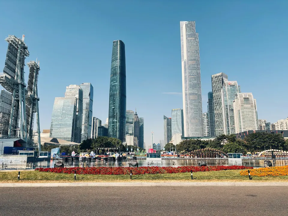 Commercial buildings in Guangzhou